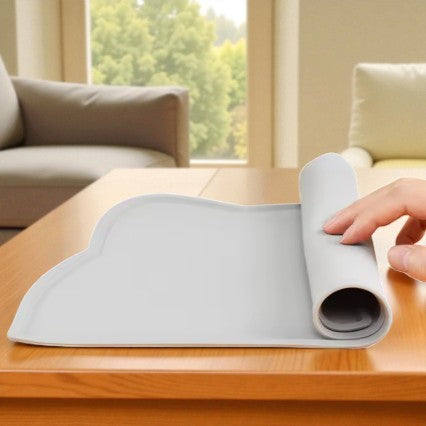 Esterilla Antideslizante de Silicona para Comedero y Bebedero