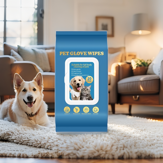 🐾🧼 Toallitas Húmedas para Perros – Limpieza Rápida, Suave y Sin Aclarado