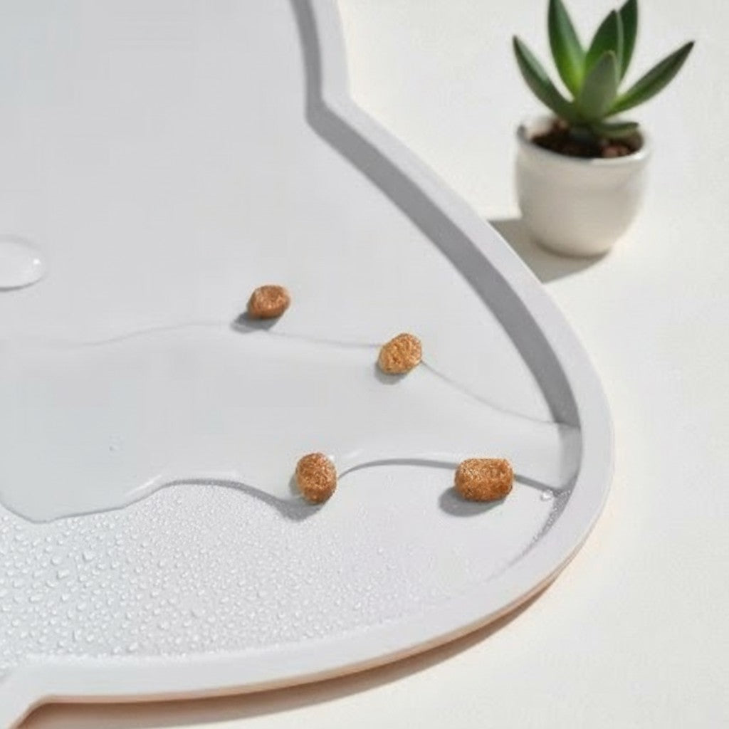 Esterilla Antideslizante de Silicona para Comedero y Bebedero