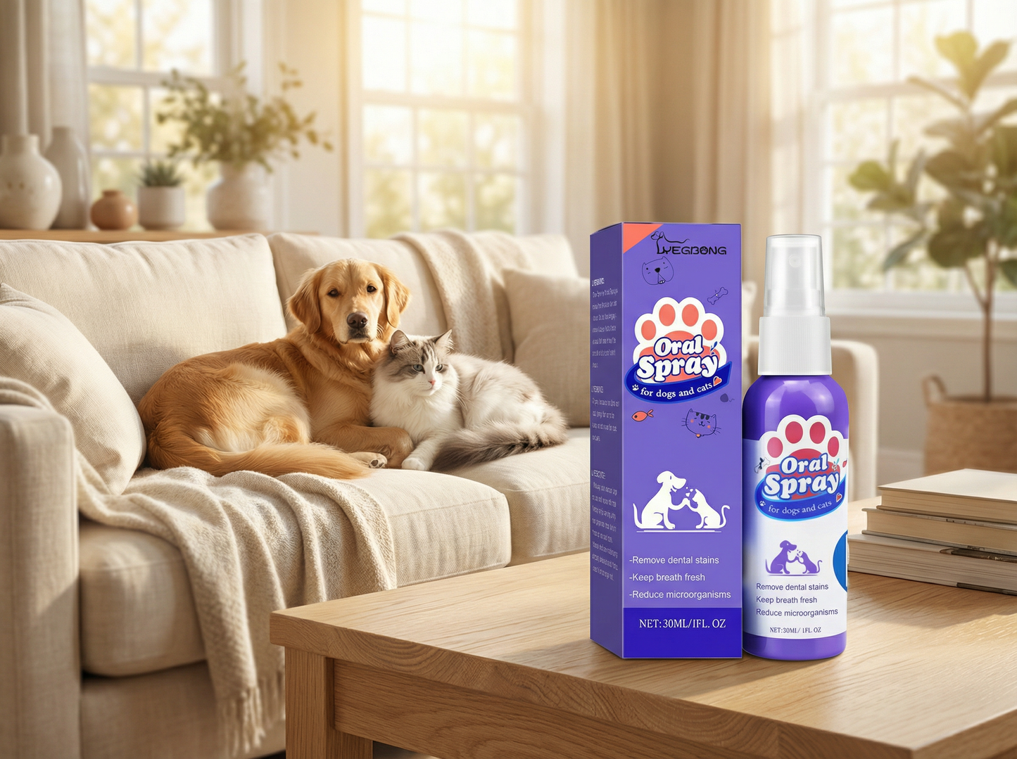 DentalFresh Spray – Spray Antisarro y Aliento Fresco para Perros