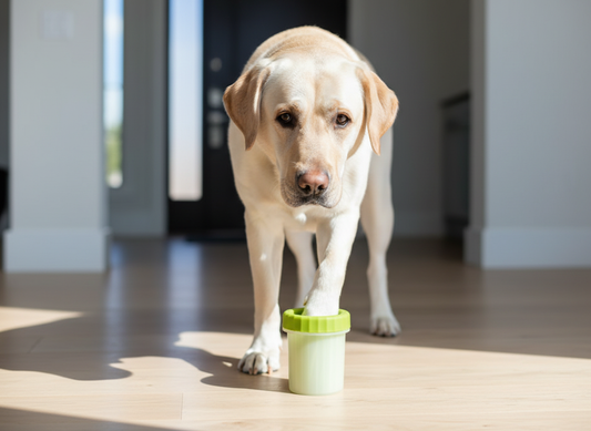 🧼🐾 Limpiapatas para Perros – Limpieza Rápida y Sin Esfuerzo Tras Cada Paseo